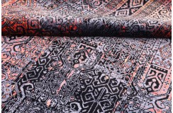 Jedwabny / wełniany dywna z Nepalu 170x240cm w stylu vintage