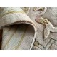 Piękny dywan Aubusson Habei ręcznie tkany z Chin 250x300cm 100% wełna przycinany rzeźbione kwiaty beżowy brązowy
