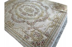 Przepiękny wełniany dywan org. Aubusson Chiny wełna rzeźbiony 250x300