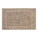 Beż brąz dywan kilim art deco 200x300cm z Afganistanu Chobi Old Style 100% wełna dwustronny vintage nomadyczny