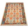Etniczny kilim szary z Afganistanu dzieło Chobi nomadyczny 200x300cm