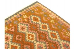 Etniczny kilim szary z Afganistanu dzieło Chobi nomadyczny 200x300cm
