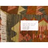 Etniczny kilim szary z Afganistanu dzieło Chobi nomadyczny 200x300cm