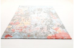 Jedwabny / wełniany dywna z Nepalu 200x300cm w stylu abstrakcyjnym
