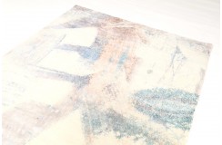 Jedwabny / wełniany dywna z Nepalu 200x300cm w stylu abstrakcyjnym