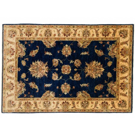 Dywan Afghan Chobi Ziegler 100% wełna kamienowana ręcznie tkany luksusowy 120x180