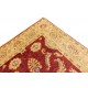 Dywan Afghan Chobi Ziegler 100% wełna kamienowana ręcznie tkany luksusowy 121x185