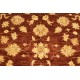 Dywan Afghan Chobi Ziegler 100% wełna kamienowana ręcznie tkany czerwone palmety