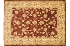 Dywan Afghan Chobi Ziegler 100% wełna kamienowana ręcznie tkany luksusowy 121x185