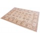 Beżowy dywan Afghan Chobi Ziegler 100% wełna kamienowana ręcznie tkany