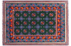 Afgan Buchara Akcza oryginalny 100% wełniany dywan z Afganistanu 100x150
