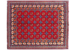 Afgan Buchara Akcza oryginalny 100% wełniany dywan z Afganistanu 150x200