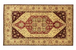 Dywan Afghan Chobi Ziegler 100% wełna kamienowana ręcznie tkany luksusowy 200x300