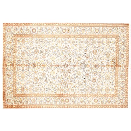 Dywan Kaszmir (Kaschmir) z naturalnego jedwabiu klasyczny ok 170x260cm Indie ręcznie tkany klasyczny