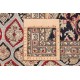 Dywan Kaszmir Gumbad z naturalnego jedwabiu klasyczny ok 190x270cm Indie ręcznie tkany klasyczny