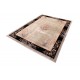 Piękny dywan Aubusson ręcznie tkany z Chin 250x350cm 100% wełna przycinany rzeźbione kwiaty jasny brązowy