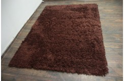 Wysoki włos z wełny i poliestru - dywan Shaggy Brinker Carpets brązowo-miedziany
