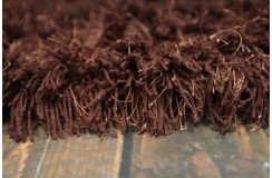 Wysoki włos z wełny i poliestru - dywan Shaggy Brinker Carpets brązowo-miedziany