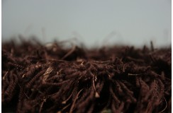 Wysoki włos z wełny i poliestru - dywan Shaggy Brinker Carpets brązowo-miedziany