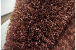 Wysoki włos z wełny i poliestru - dywan Shaggy Brinker Carpets brązowo-miedziany