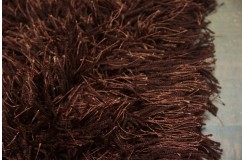 Wysoki włos z wełny i poliestru - dywan Shaggy Brinker Carpets brązowo-miedziany