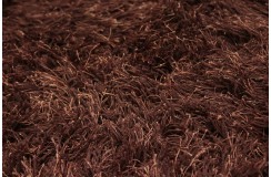 Wysoki włos z wełny i poliestru - dywan Shaggy Brinker Carpets brązowo-miedziany