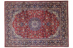 Isfahan Nadżafabad - tradycyjne kwiatowe dzieło sztuki z IRANU 100%WEŁNA oryginalny cenny 300x400cm