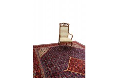 Chodnik dywan Mahal z Iranu 100% wełniany granatowy 290x390cm