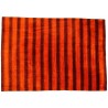 Dywan Gabbeh Loribaft wełna 100% ecru designerskie pasy 300x400cm jakość