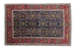 Dywan perski Tabriz 190x300cm 100% wełna z Iranu unikatowy klasyczny czerwony  kwiatowy 