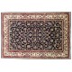 Perski luksusowy dywan KOM (GHOM) ręczne tkany 200x300cm 100% wełna kwatowy gustowny czerwony