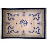 Dywan Aubusson Peking China Antik ręcznie tkany z Chin 213x306cm 100% wełna oryginalny ze smokami