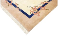 Przepiękny wełniany dywan Peking China Antik Finish 100%WEŁNA 250x300