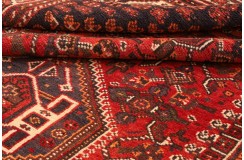 Bogaty perski dywan Shiraz z Iranu ok 160x260 tradycyjny czerwony