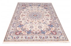 Ręcznie tkany dywan Nain 9la Habibian z Iranu 125x210cm beżowy