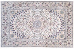 Ręcznie tkany dywan Nain 9la z Iranu 100% wełna 250x400cm beżowy perski oryginał