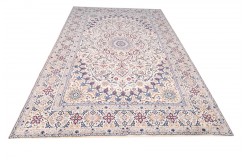 Ręcznie tkany dywan Nain 9la Habibian z Iranu 250x400cm beżowy