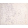 Jasny dywan kwiatowy vintage z wełny owczej i jedwabiu ok 250x320cm luksus ręcznie tkany w Indiach