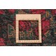Bogaty klasyczny granatowy perski dywan Serdżan ok 200x300cm 100% wełna w róże