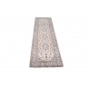 Beżowy oryginalny dywan Kashan (Keszan) z Iranu wełna 90x310cm perski