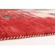 Wełna + jedwab dywan Gabbeh Loribaft patchwork vintage czerwony ok200x300cm Indie