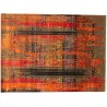 Odważny, kolorowy dywan z Nepalu design abstrakcyjny vintage Contemprary wełna / jedwab 170x240cm luksusowy