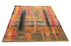 Jedwabny / wełniany dywna z Nepalu 170x240cm w stylu abstrakcyjnym