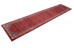 Orient perski dywan ręcznie tkany Hosseinabad luksusowy chodnik 80x400
