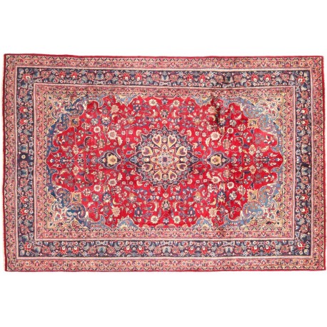 Oryginalny ręcznie tkany perski dywan Meszhed Iran 200x300cm 100% wełna