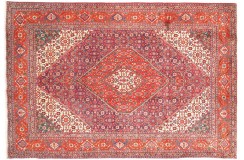 Dywan perski Tabriz 210x310cm 100% wełna z Iranu unikatowy klasyczny czerwony  kwiatowy 