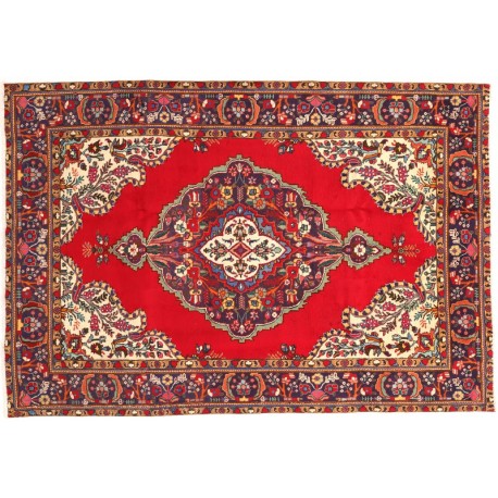 Oryginalny ręcznie tkany perski dywan Meszhed Iran 200x290cm 100% wełna