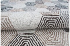 100% wełna gruby dywan z Indii 160x230cm kolorowy prostokąt