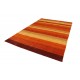 100% wełniany dywan Gabbeh Loribaft czerwony 200x300cm Indie w ceglaste pasy