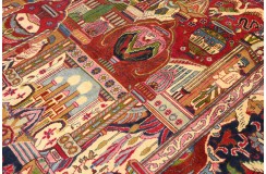 Klasyczny perski dywan z Iranu 300x400cm Kaszmar tradycyjny królewski